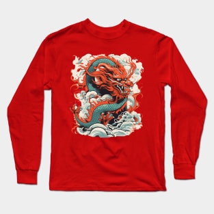 Year of the Dragon 2024 Zodiac Lunar Long Sleeve T-Shirt